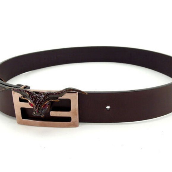 Fendi belt Brown Woman Authentic Used main image 4